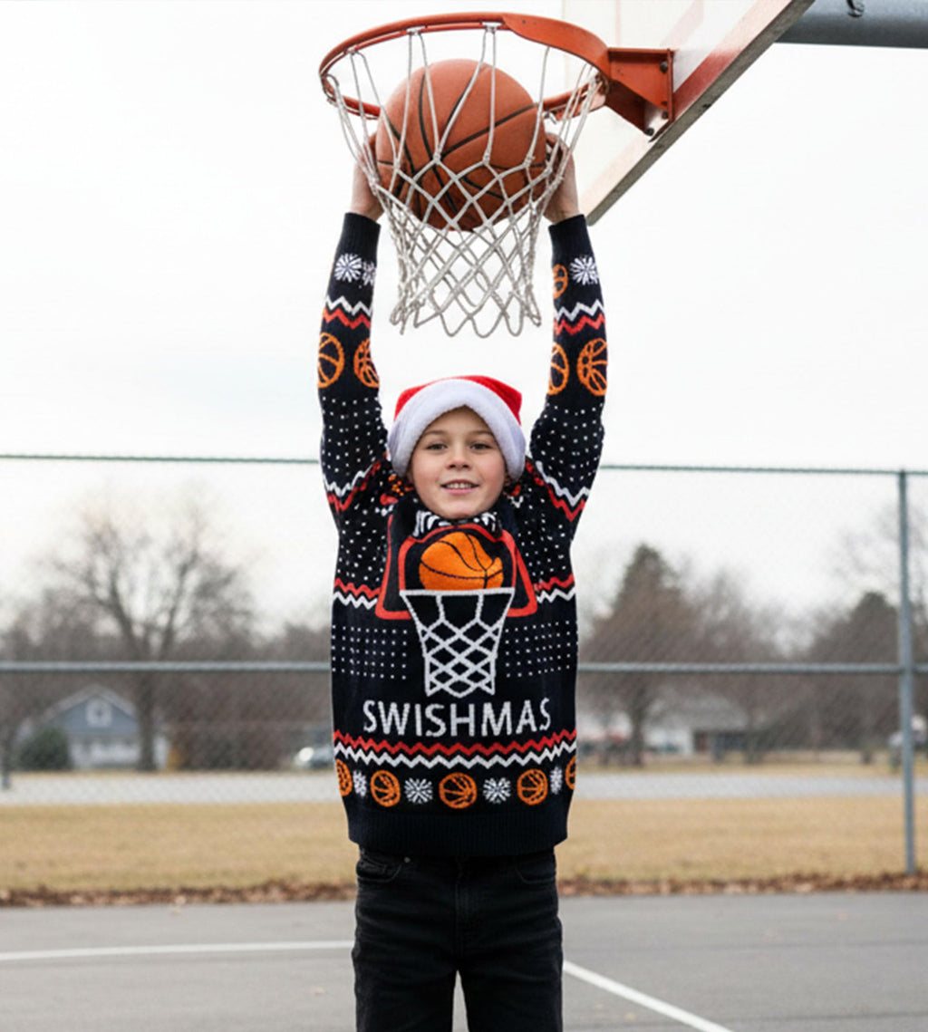 Tstars I Paused My Game to Be Here Kids Christmas Sweater - Funny Gamer Holiday Sweatshirt for Boys & Youth Gamers