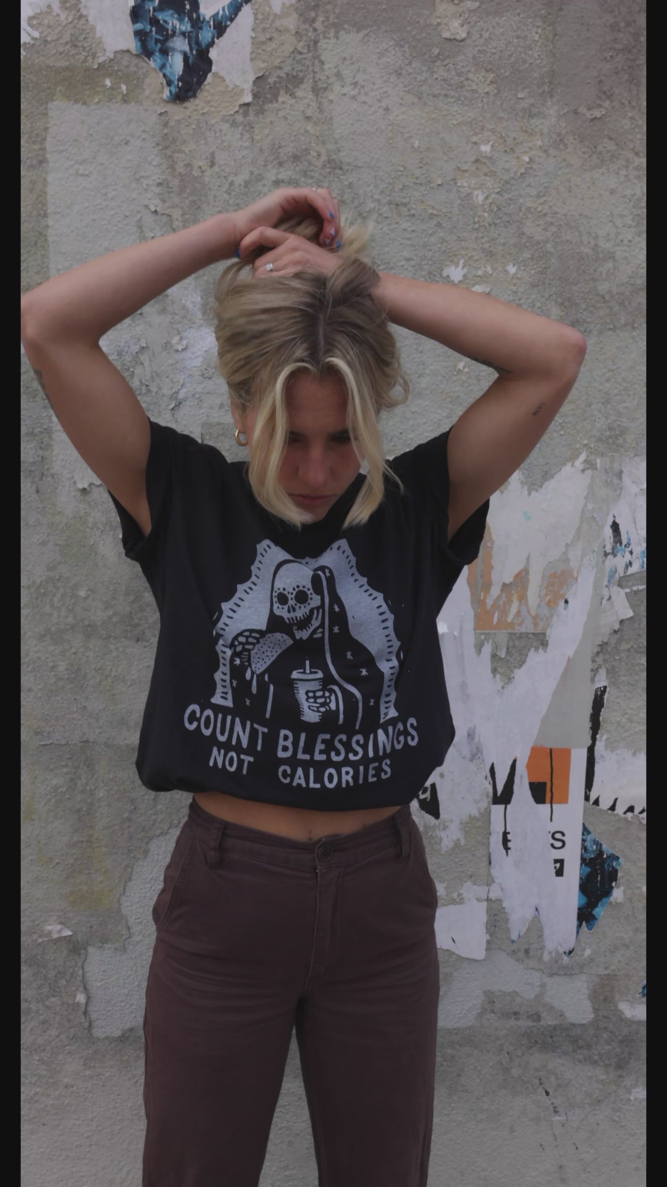 Count Blessings Not Calories Tee