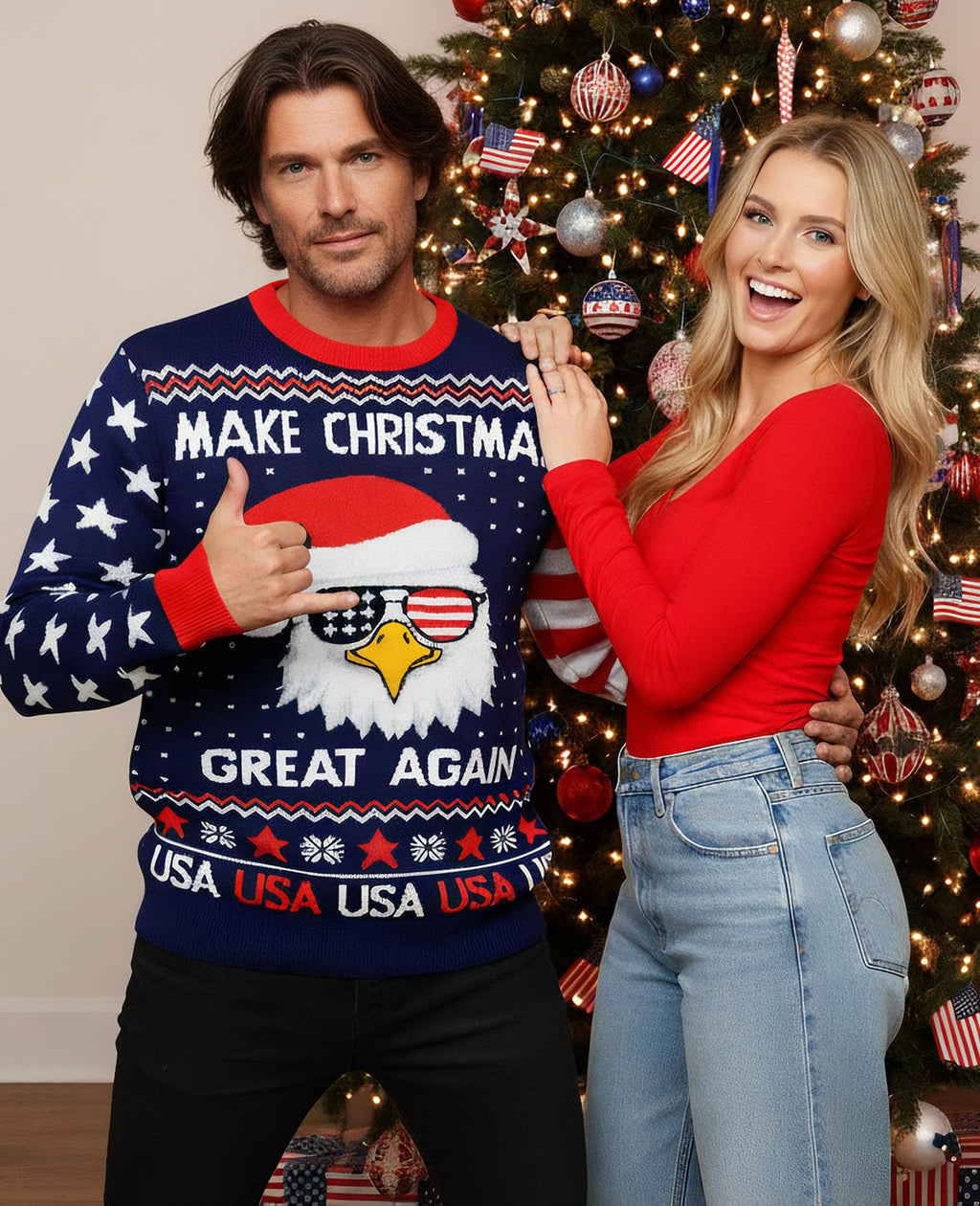 Tstars Guess What Chicken Ugly Christmas Sweater - Funny Holiday Pullover for Men & Women Unisex Gag Gift Sweaters