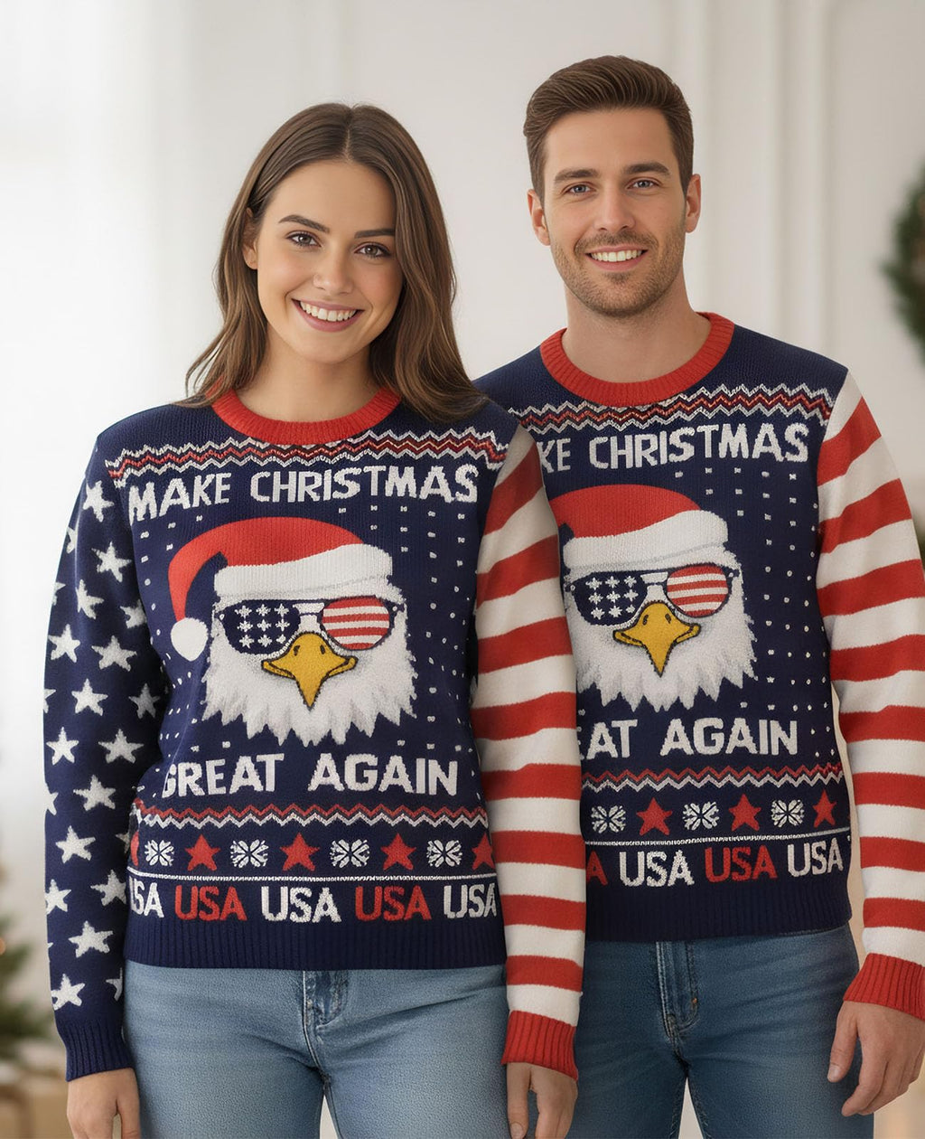 Tstars Guess What Chicken Ugly Christmas Sweater - Funny Holiday Pullover for Men & Women Unisex Gag Gift Sweaters