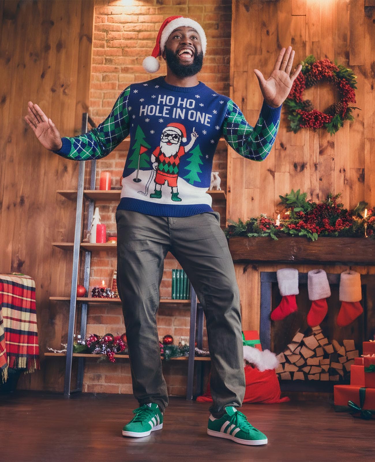 Tstars Guess What Chicken Ugly Christmas Sweater - Funny Holiday Pullover for Men & Women Unisex Gag Gift Sweaters