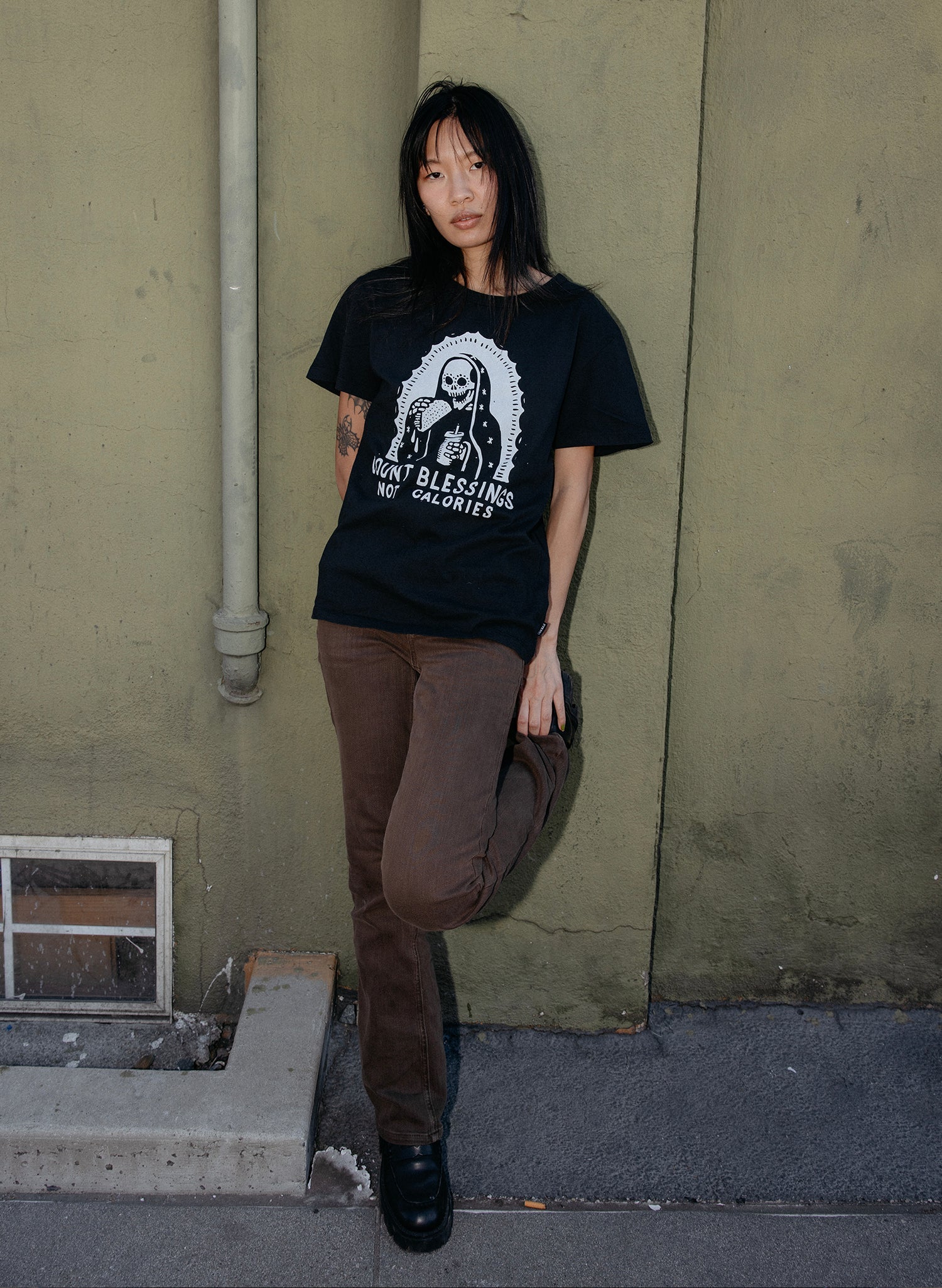 Count Blessings Not Calories Tee