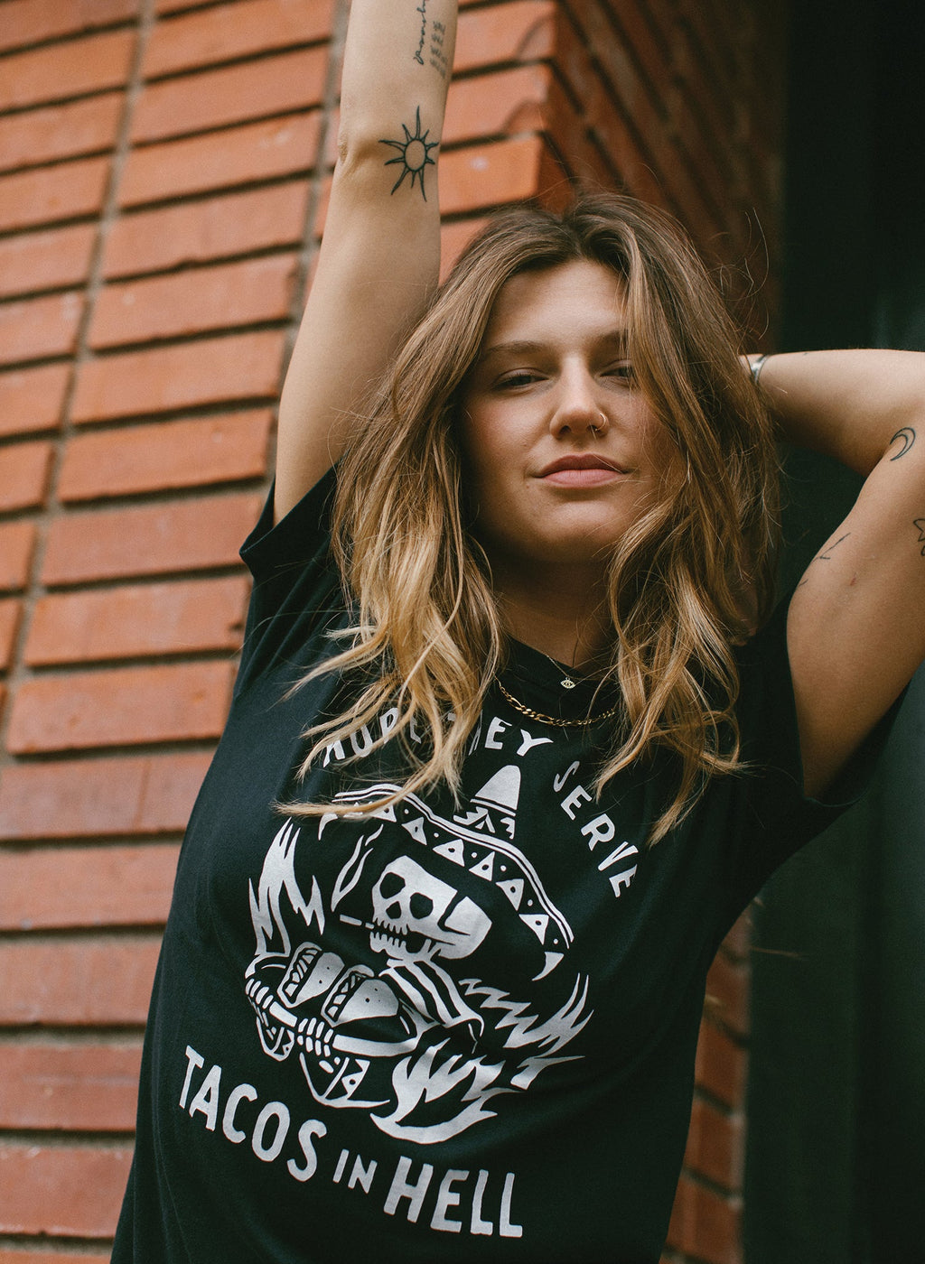 Hope They Serve Tacos in Hell Tee