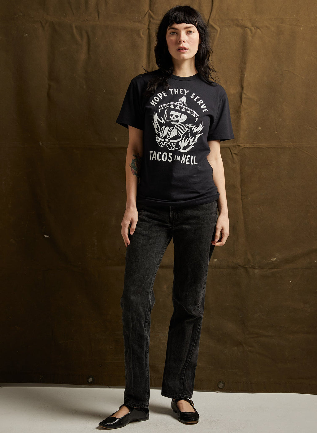 Hope They Serve Tacos in Hell Tee